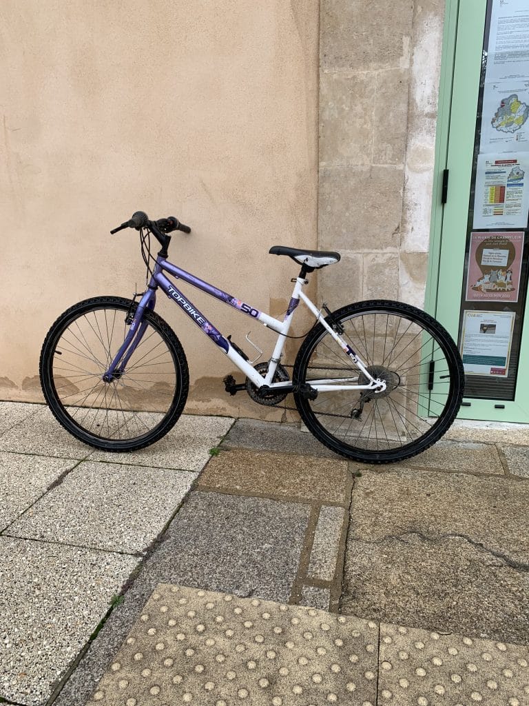 Vélo trouvé sur Champfleur